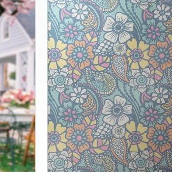 Flowers Static Cling Decorative Window Film Vinyl Non Adhesive Privacy Film Stained Glass Window Film Heat Cotrol Anti UV New
Flowers Static Cling Decorative Window Film Vinyl Non Adhesive Privacy Film Stained Glass Window Film Heat Cotrol Anti UV New