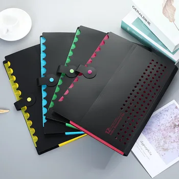 Wholesale environmental protection PP plastic punching button A4 information booklet simple multi-function 12-layer liner folder
Wholesale environmental protection PP plastic punching button A4 information booklet simple multi-function 12-layer liner folder