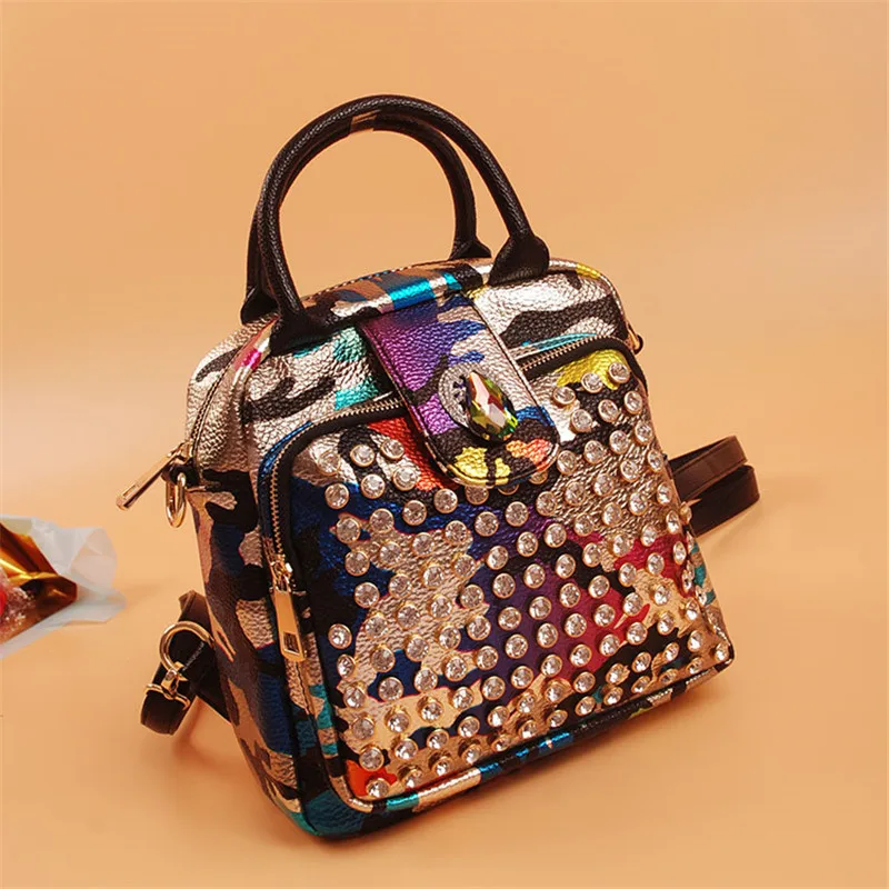 High Quality Diamond-studded Portable Diagonal Shoulder Bag Full of Diamonds 2020 New Commuter Summer Rivet Diamond Backpack Gg
High Quality Diamond-studded Portable Diagonal Shoulder Bag Full of Diamonds 2020 New Commuter Summer Rivet Diamond Backpack Gg