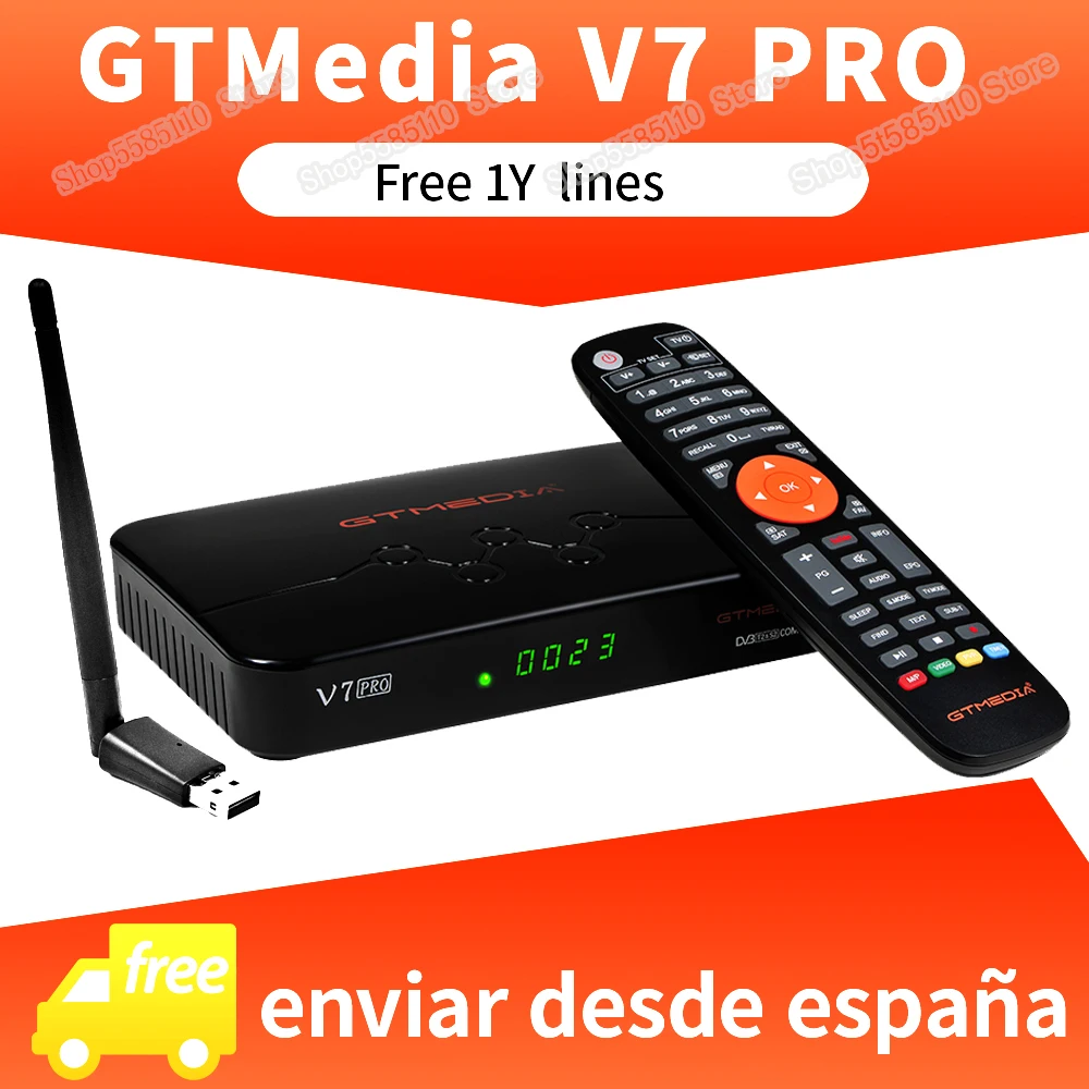 2020 Arrival GTMEDIA V7 Pro DVB-S/S2/S2X+T/T2 AVS+ HEVC 10bit Decoder upgraded V7 PLUS no app included
2020 Arrival GTMEDIA V7 Pro DVB-S/S2/S2X+T/T2 AVS+ HEVC 10bit Decoder upgraded V7 PLUS no app included