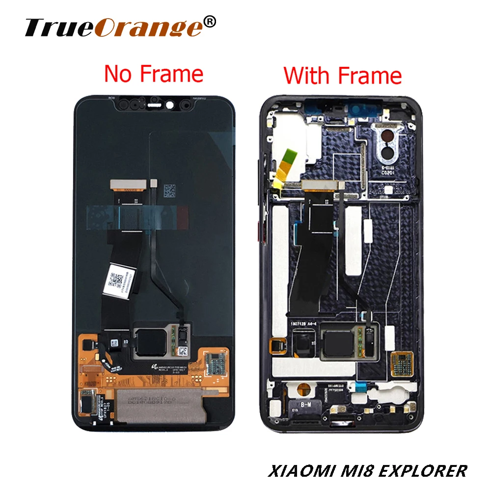 ЖК экран для Xiaomi Mi8 Explorer дисплей дигитайзер сенсорный с рамкой 8 Pro LCD|Экраны