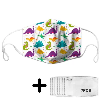 Cute White Face Mask with Cartoon Dinosaur Pattern Stylish Reusable Mouth Masks Anti Haze Dust 2.5 Filter Health Care Custom
Cute White Face Mask with Cartoon Dinosaur Pattern Stylish Reusable Mouth Masks Anti Haze Dust 2.5 Filter Health Care Custom