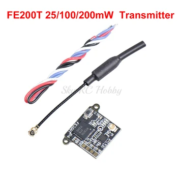 FE200T 5.8G 40CH 25/100/200mW Switchable Adjustable Transmitter IPEX AV 4.5-5.2V FPV RC Drone VTX Video Module OSD Control
FE200T 5.8G 40CH 25/100/200mW Switchable Adjustable Transmitter IPEX AV 4.5-5.2V FPV RC Drone VTX Video Module OSD Control