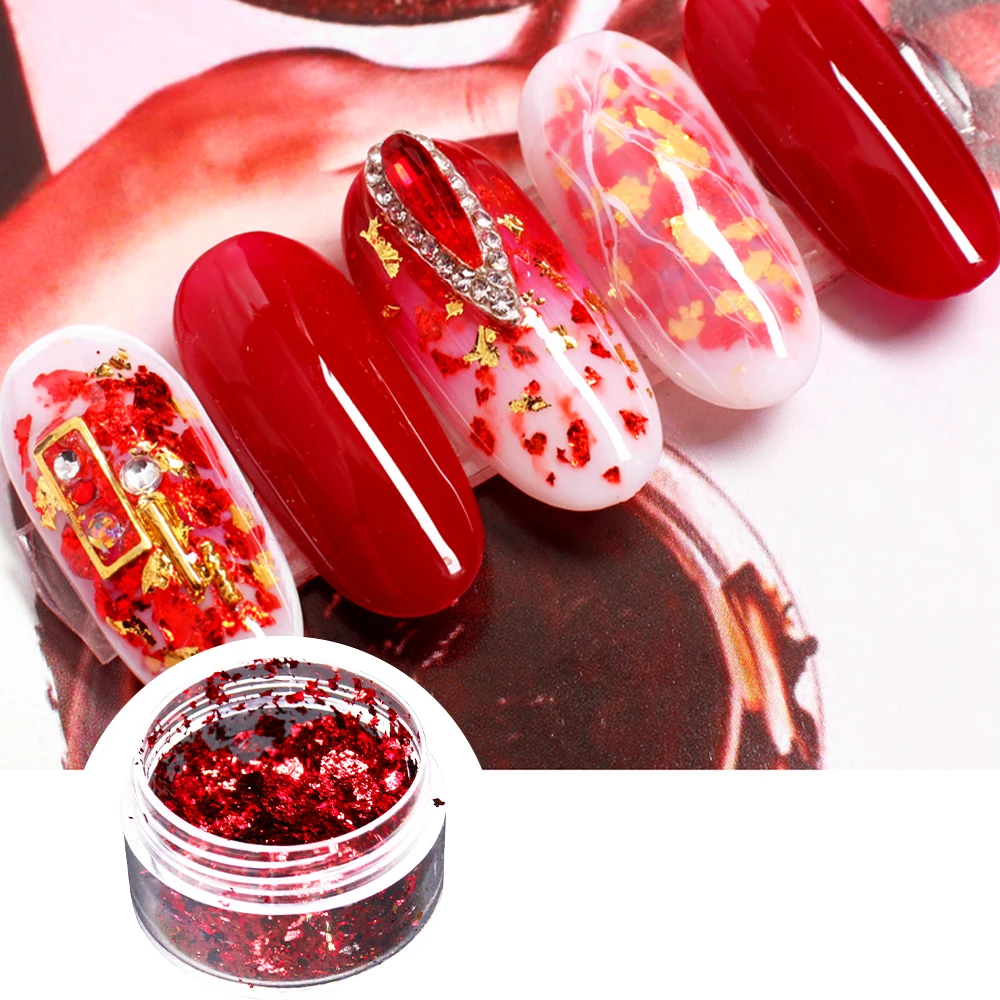 28 Colors Imitation Gold Foil Flakes for Nail Art Decoration Gold Leaves for Nails Manicure Accessories and Tools Christmas Nail
28 Colors Imitation Gold Foil Flakes for Nail Art Decoration Gold Leaves for Nails Manicure Accessories and Tools Christmas Nail