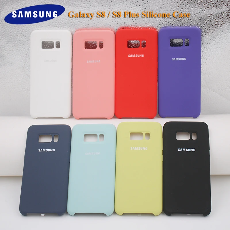 Original Samsung S8/S8 Plus S8+ Silky Silicone Case Soft-Touch Finish Back Protective Cover For Galaxy G950 G955 5.8/6.2 Inch
Original Samsung S8/S8 Plus S8+ Silky Silicone Case Soft-Touch Finish Back Protective Cover For Galaxy G950 G955 5.8/6.2 Inch