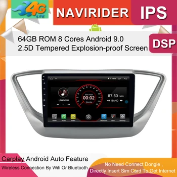 Car Multimedia Player IPS Screen Monitor GPS tape recorder Bluetooth Android 9.0 For HYUNDAI Verna Accent Solaris 17 Auto Audio
Car Multimedia Player IPS Screen Monitor GPS tape recorder Bluetooth Android 9.0 For HYUNDAI Verna Accent Solaris 17 Auto Audio