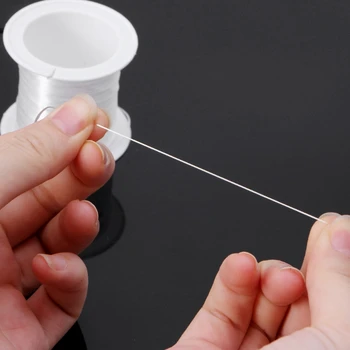 Elastic Clear Beading Thread Stretch Polyester String Cord for Jewelry Making R9JE
Elastic Clear Beading Thread Stretch Polyester String Cord for Jewelry Making R9JE