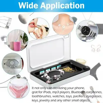 BEESCLOVER UV Light Sterilizer Cell Phone Wireless Charging Mask Sterilizer Sanitizer Cleaner Box Disinfection Case r60
BEESCLOVER UV Light Sterilizer Cell Phone Wireless Charging Mask Sterilizer Sanitizer Cleaner Box Disinfection Case r60