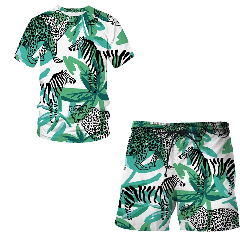 Men's Tshirts Trendy 3D Digital Printing Men's Summer Short Sleeve_Beach Pants Set Men's Abstract pattern T-shirt + Shorts Set
Men's Tshirts Trendy 3D Digital Printing Men's Summer Short Sleeve_Beach Pants Set Men's Abstract pattern T-shirt + Shorts Set