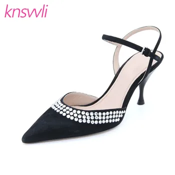 New Rhinestone Runway Party Shoes Women Pumps Pointy Toe Buckle Strap Zapatos De Mujer Sexy Thin High Heels Sandals Woman
New Rhinestone Runway Party Shoes Women Pumps Pointy Toe Buckle Strap Zapatos De Mujer Sexy Thin High Heels Sandals Woman