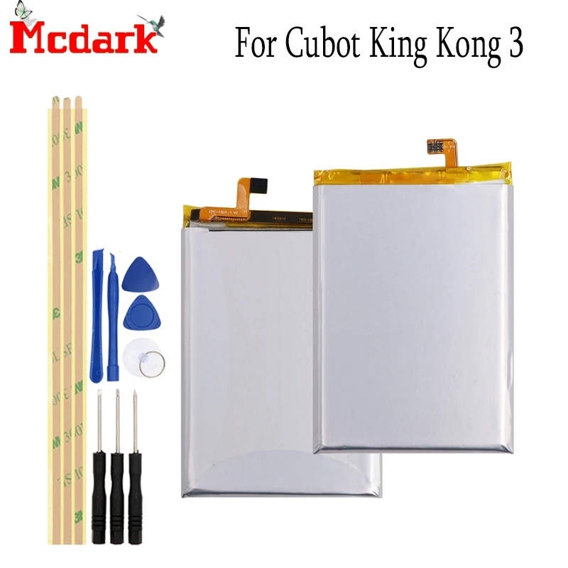 For Cubot King Kong 3 Battery Replacement High Quality Large Capacity 6000mAh Back Up phone Bateria+tools
For Cubot King Kong 3 Battery Replacement High Quality Large Capacity 6000mAh Back Up phone Bateria+tools