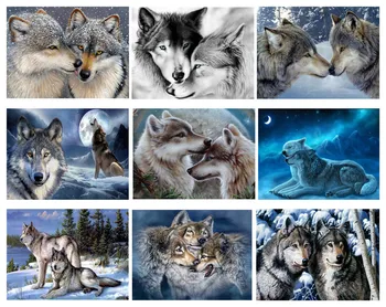 Yikexin5D DIY Diamond Painting Wolf Snow Diamond Embroidery Animal landscape Full Round Mosaic Home Decor Needlework
Yikexin5D DIY Diamond Painting Wolf Snow Diamond Embroidery Animal landscape Full Round Mosaic Home Decor Needlework