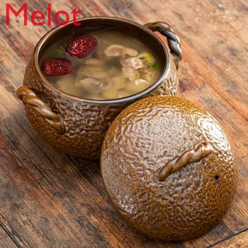 Health Stew Pot, Household Casserole, Simmering Stock, Large and Small Size Stew Pot, Heat Resistant Coal Gas Stove, Open Fire 
Health Stew Pot, Household Casserole, Simmering Stock, Large and Small Size Stew Pot, Heat Resistant Coal Gas Stove, Open Fire