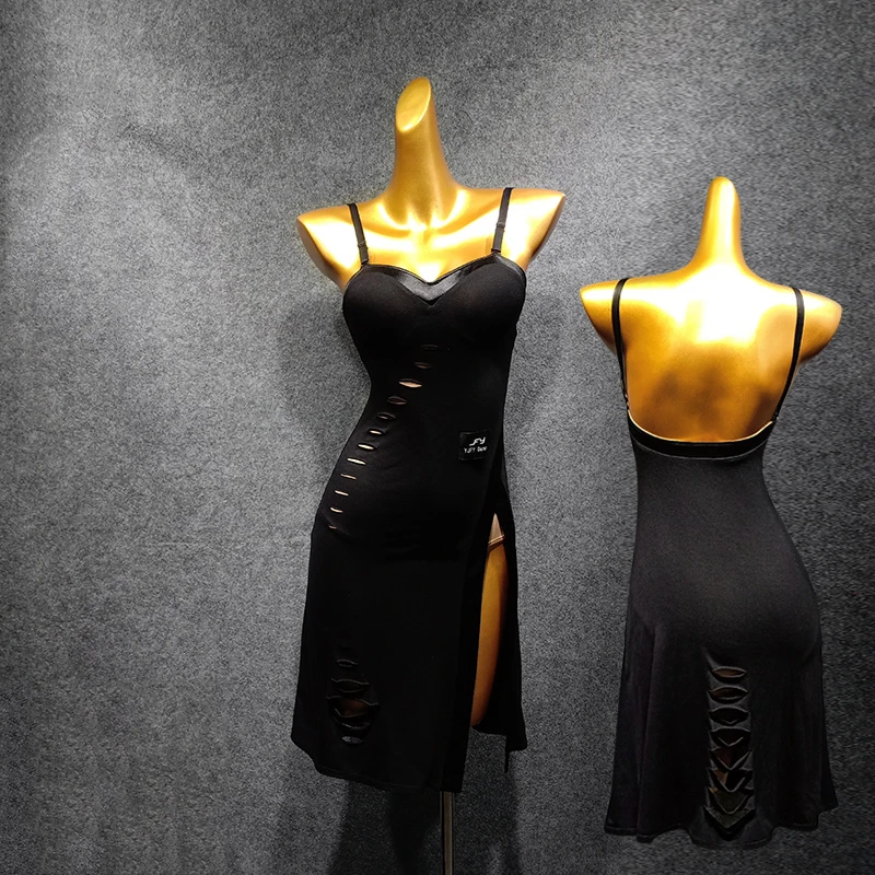 New Women Latin Dance Dress Ladies Black sexy Dance Dress Flamengo Tango Dress Rumba/ChaCha Black Latin Dresses
New Women Latin Dance Dress Ladies Black sexy Dance Dress Flamengo Tango Dress Rumba/ChaCha Black Latin Dresses