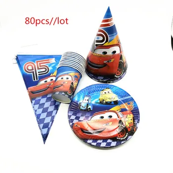 80Pcs Cartoon Disney Cars Theme Kid Birthday Party Disposable Tableware Sets Paper Plate +Cup+Flag+Cap Decoration Party Supplies
80Pcs Cartoon Disney Cars Theme Kid Birthday Party Disposable Tableware Sets Paper Plate +Cup+Flag+Cap Decoration Party Supplies