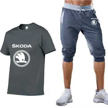 Man Hedging Fashion T Shirts Skoda Car Logo Print Casual Cotton Short Sleeve Harajuku Mens Wild T-shirt Pants Suit Men Clothing
Man Hedging Fashion T Shirts Skoda Car Logo Print Casual Cotton Short Sleeve Harajuku Mens Wild T-shirt Pants Suit Men Clothing