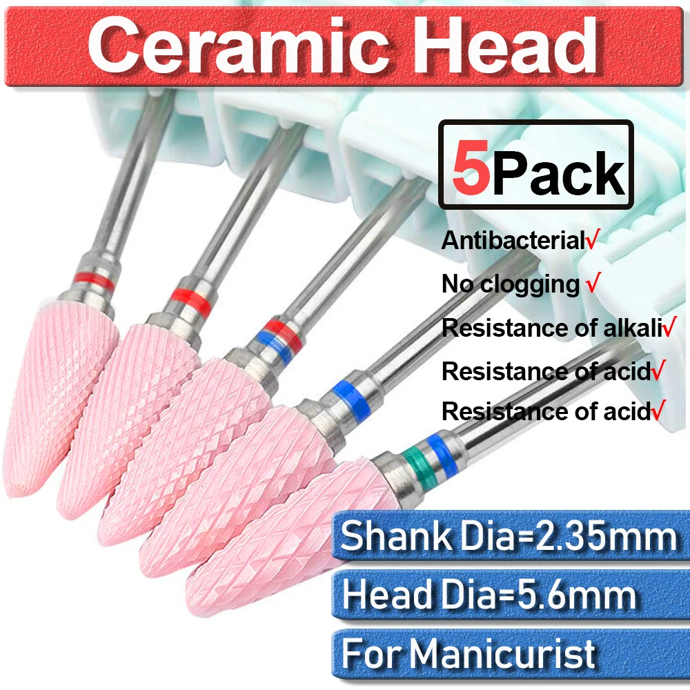 Tungsten Steel Grinding Cuticle Clean Rotary Burr Nail Bit Pink Carbide Electric Manicure Tool Drill Bit Burrs Set Rotary Files
Tungsten Steel Grinding Cuticle Clean Rotary Burr Nail Bit Pink Carbide Electric Manicure Tool Drill Bit Burrs Set Rotary Files