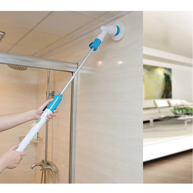 Chargeable Electric Turbo Scrub Cleaning Brush Spin Scrubber Cordless Bathroom Cleaner with Extension Handle Adaptive Brush
Chargeable Electric Turbo Scrub Cleaning Brush Spin Scrubber Cordless Bathroom Cleaner with Extension Handle Adaptive Brush