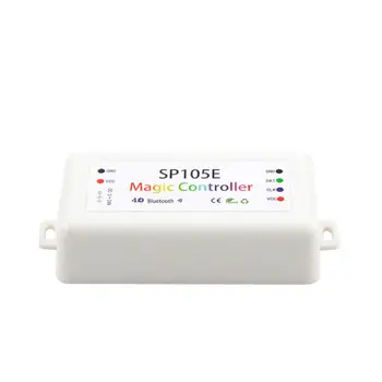 DC5-24V 2048 Pixels SP105E LED Magic Controller 4.0 Bluetooth APP Controller WS2801 WS2811 WS2812B SK6812 LDP8806 Strip
DC5-24V 2048 Pixels SP105E LED Magic Controller 4.0 Bluetooth APP Controller WS2801 WS2811 WS2812B SK6812 LDP8806 Strip