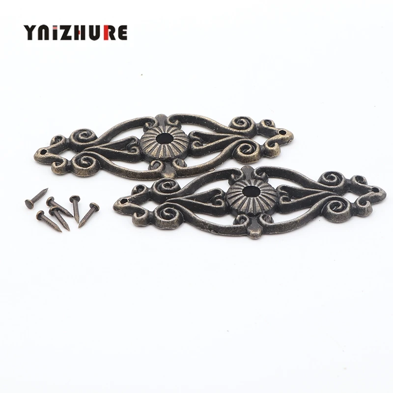 63*24mm 2Pcs Zinc Alloy Wooden Box Coner,Wine Box Protector,Embellishment Findings Flower Corners Antique Bronze Hollow Flowers
63*24mm 2Pcs Zinc Alloy Wooden Box Coner,Wine Box Protector,Embellishment Findings Flower Corners Antique Bronze Hollow Flowers