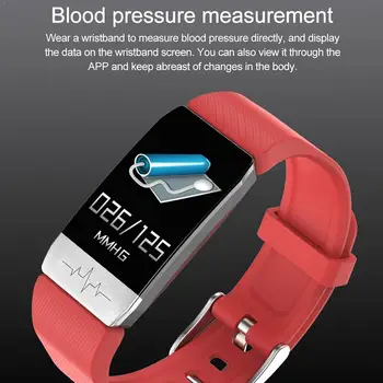 T1 Smart Watch Band With Temperature Immune Measure Pressure ECG Blood Rate Forecast Remind Drinking Weather Monitor Heart A6T2
T1 Smart Watch Band With Temperature Immune Measure Pressure ECG Blood Rate Forecast Remind Drinking Weather Monitor Heart A6T2