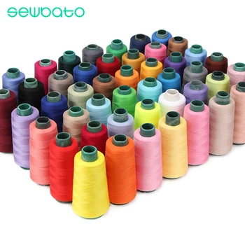 SEWBATO 2500m 40S/2 Long 50 Colors Polyester Sewing Thread Lock Seam suitable Sewing Machine Handmade Clothing Sewing Thread
SEWBATO 2500m 40S/2 Long 50 Colors Polyester Sewing Thread Lock Seam suitable Sewing Machine Handmade Clothing Sewing Thread