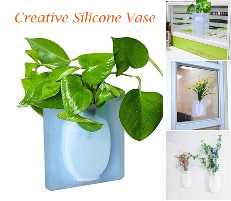Plant Maintenance Silicone Stickers Small Vase Magic Rubber Sticky Flower Wall hanging Vase Container Floret Bottle Paste Wall
Plant Maintenance Silicone Stickers Small Vase Magic Rubber Sticky Flower Wall hanging Vase Container Floret Bottle Paste Wall