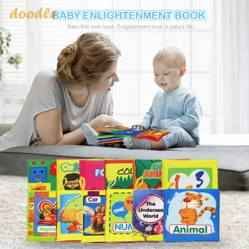 Soft Cloth Books Development Educational Baby Book Colors Animal Shape Intelligence 0-12 Months Infant Quiet Books 
Soft Cloth Books Development Educational Baby Book Colors Animal Shape Intelligence 0-12 Months Infant Quiet Books