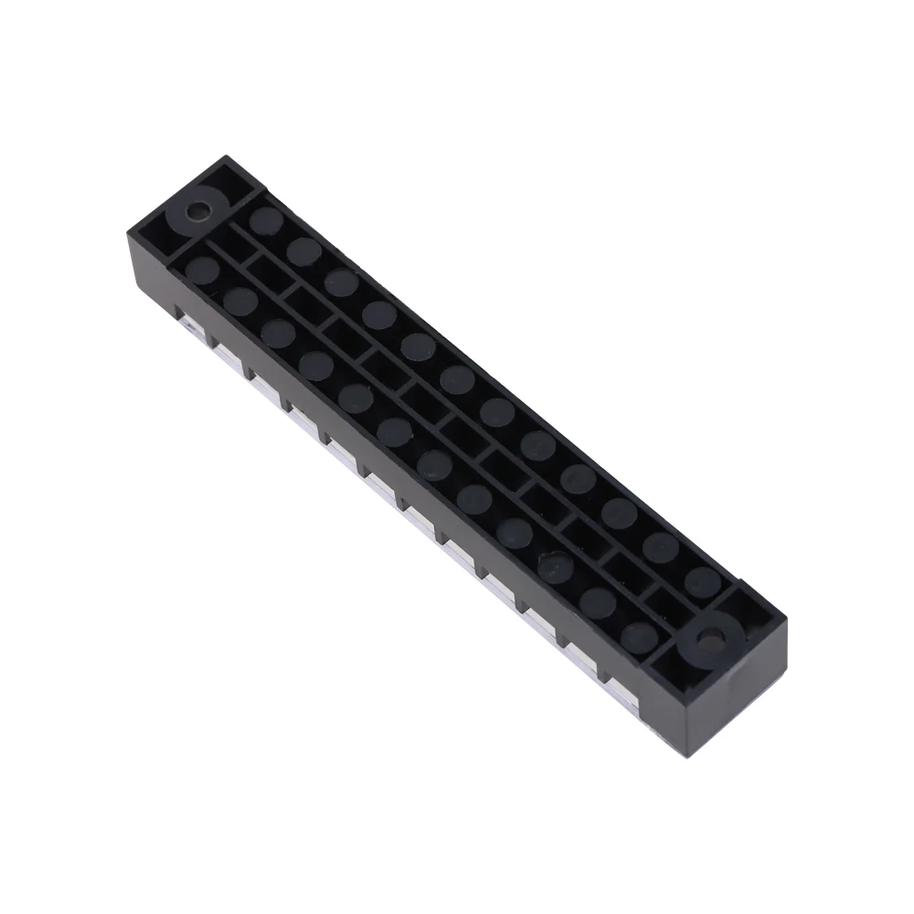 New 600V 15A Dual Row 12 Positions Screw Terminal Safety Covered Electric Barrier Strip Block
New 600V 15A Dual Row 12 Positions Screw Terminal Safety Covered Electric Barrier Strip Block