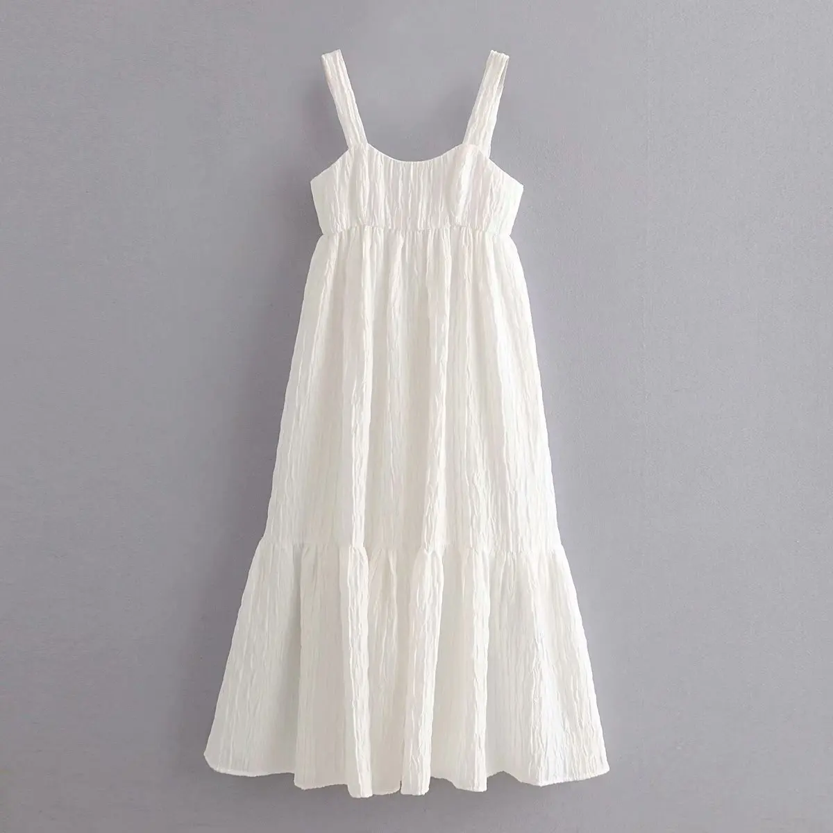 white sundress midi