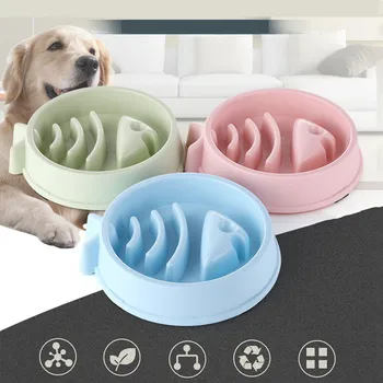 Pets Slow Food Bowls Dog Plastic Feeder Container Cat Anti Choking Slow Eating Bowls Prevent Obesity Healthy Diet Pet Products
Pets Slow Food Bowls Dog Plastic Feeder Container Cat Anti Choking Slow Eating Bowls Prevent Obesity Healthy Diet Pet Products