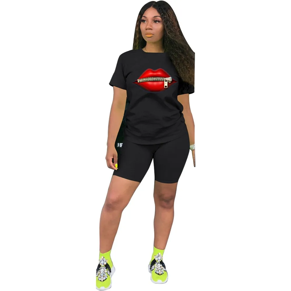 Two-piece Solid Color 2020 New Women's Clothing Short-sleeved Crew Neck T-shirt Tight-fitting Shorts Simple Style Tracksuit
Two-piece Solid Color 2020 New Women's Clothing Short-sleeved Crew Neck T-shirt Tight-fitting Shorts Simple Style Tracksuit