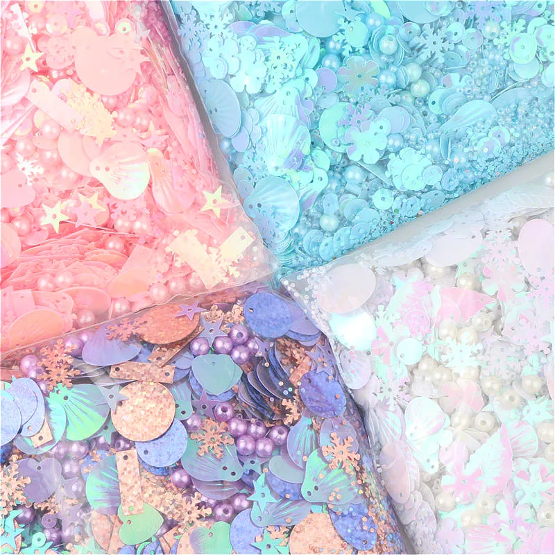 Mix Sequins Paillettes Pearl Heart Snowflake Star Shell Round Shape Sequin 4 Colors PVC DIY Craft With 1 Hole Mixed Stowag 20g
Mix Sequins Paillettes Pearl Heart Snowflake Star Shell Round Shape Sequin 4 Colors PVC DIY Craft With 1 Hole Mixed Stowag 20g