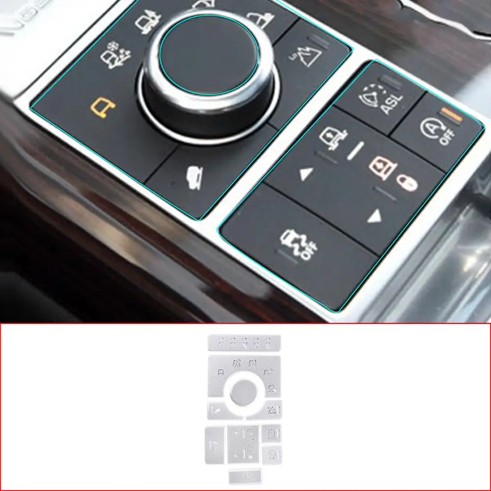 For Land Rover Range Rover Vogue 2015-2016 Aluminum Alloy Center Console Mode Adjustment Button Sequins Car Accessories 10 Pcs
For Land Rover Range Rover Vogue 2015-2016 Aluminum Alloy Center Console Mode Adjustment Button Sequins Car Accessories 10 Pcs