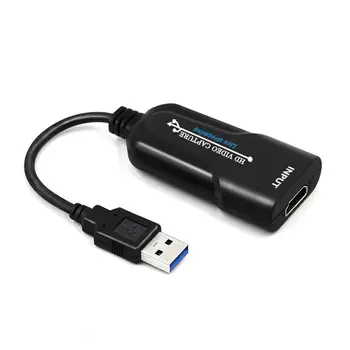 Portable USB 3.0 HDMI Game Capture Card 1080P placa de video Reliable streaming Adapter For Live Broadcasts Video Recording
Portable USB 3.0 HDMI Game Capture Card 1080P placa de video Reliable streaming Adapter For Live Broadcasts Video Recording