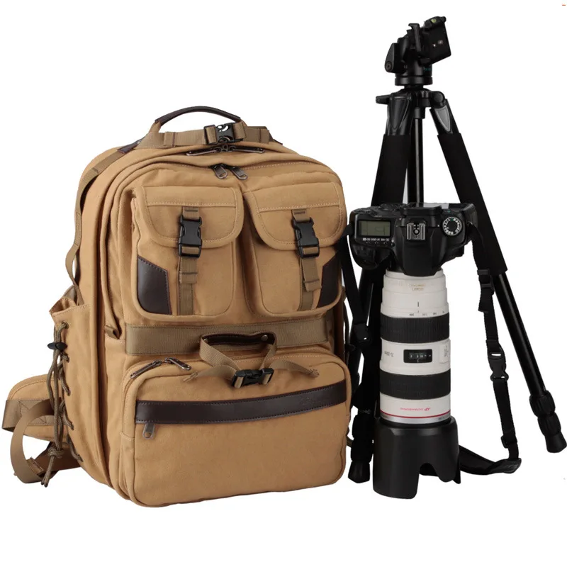 Professional Large Capacity Shoulder Camera Bag Canvas SLR Camera Bag Anti-theft Outdoor Backpack
Professional Large Capacity Shoulder Camera Bag Canvas SLR Camera Bag Anti-theft Outdoor Backpack
