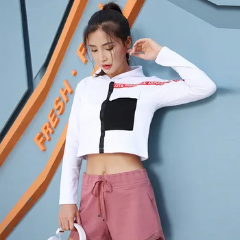 Autumnnew color matching stitching Ribbon revealing navel hoodie coat women slim long sleeve hoodie casual wear
Autumnnew color matching stitching Ribbon revealing navel hoodie coat women slim long sleeve hoodie casual wear