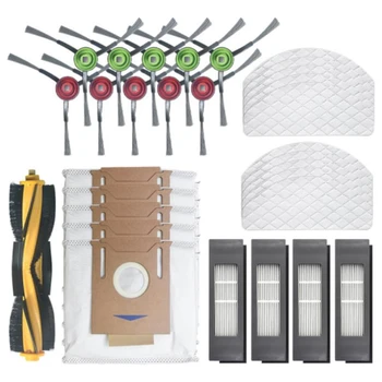 for Ecovacs Deebot OZMO T8 ing Robot Vacuum Cleaner Main Brush Side Brush Filter Disposable Cleaning Mop Dust Bags 
for Ecovacs Deebot OZMO T8 ing Robot Vacuum Cleaner Main Brush Side Brush Filter Disposable Cleaning Mop Dust Bags