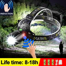 IR Sensor LED Headlamp 18650 Powerful Head Lamp Flashlight Rechargeable Front LED Head Light USB Fishing Lamp Can Be Used 18hour
IR Sensor LED Headlamp 18650 Powerful Head Lamp Flashlight Rechargeable Front LED Head Light USB Fishing Lamp Can Be Used 18hour