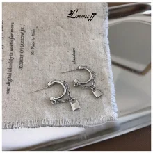 Lmmcjj Small Lock Earrings For Women Design Chain Hoop Earrings Korean Style Fashion Jewelry Gifts Ins Accessories Steel New
Lmmcjj Small Lock Earrings For Women Design Chain Hoop Earrings Korean Style Fashion Jewelry Gifts Ins Accessories Steel New