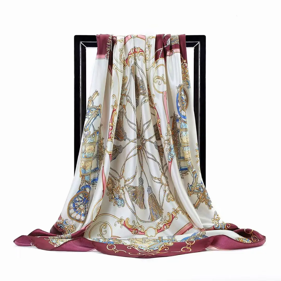 Women Silk Beach Cover-ups Big Square Scarf Spring Autumn Female Genuine Silk Scarves Printed Summer Shawls DF03
Women Silk Beach Cover-ups Big Square Scarf Spring Autumn Female Genuine Silk Scarves Printed Summer Shawls DF03
