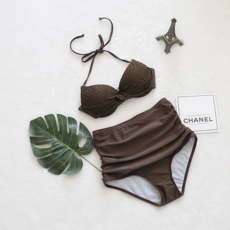 2019 Europe And America Lace Bikini Split Type Swimsuit Sexy Small Bust Gathering WOMEN'S Swimsuit
2019 Europe And America Lace Bikini Split Type Swimsuit Sexy Small Bust Gathering WOMEN'S Swimsuit