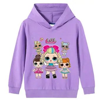 Girls Tops Children Cute Cartoon LOL Dolls Cotton Sweater Spring Long Sleeve Sport Hoodie for Girls Zipper Sweatshirt Unisex
Girls Tops Children Cute Cartoon LOL Dolls Cotton Sweater Spring Long Sleeve Sport Hoodie for Girls Zipper Sweatshirt Unisex