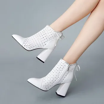 boots European and American fashion Martin boots pointy cut hole shoes THICK HEEL ANKLE BOOTS high heel single boots
boots European and American fashion Martin boots pointy cut hole shoes THICK HEEL ANKLE BOOTS high heel single boots