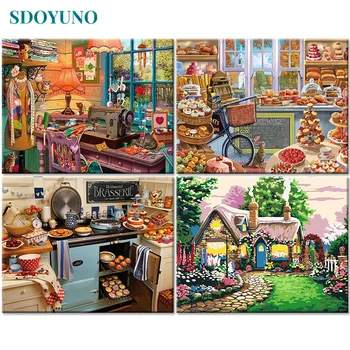SDOYUNO 60x75cm DIY Oil Painting By Numbers Landscape Frameless Paint By Numbers On Canvas Home Decor Digital Painting
SDOYUNO 60x75cm DIY Oil Painting By Numbers Landscape Frameless Paint By Numbers On Canvas Home Decor Digital Painting