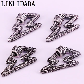 5Pcs, Pave Cz Lightning Shape Clasp, Dark Silver Plated, Clasp Lock, Carabiner Pave Lock
5Pcs, Pave Cz Lightning Shape Clasp, Dark Silver Plated, Clasp Lock, Carabiner Pave Lock