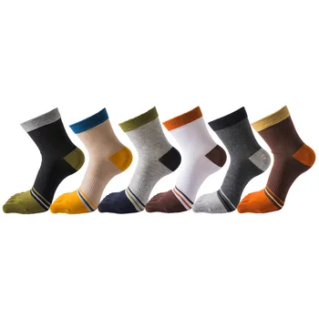 6 Pairs Ethnic Style 5 Five-finger Socks for Men Mid Calf Striped Cotton Breathable Sports Toe Socks Assorted Colors Sox 
6 Pairs Ethnic Style 5 Five-finger Socks for Men Mid Calf Striped Cotton Breathable Sports Toe Socks Assorted Colors Sox
