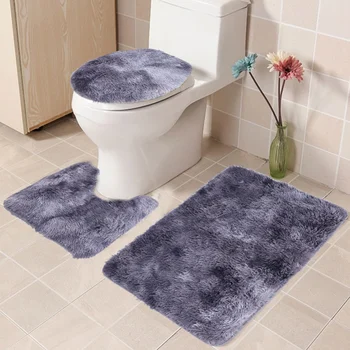 3Pcs Bathroom Rug Soft Non Slip Toilet Lid Cover Bath Mat Contour Rug Anti-Slip Kitchen Bath Home Decoration Washable Mat Set
3Pcs Bathroom Rug Soft Non Slip Toilet Lid Cover Bath Mat Contour Rug Anti-Slip Kitchen Bath Home Decoration Washable Mat Set