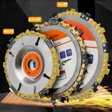 2.5/4/4.5/5 Inch Angle Grinder Chain saw Disc Wheel Wood Carving Cutting ChainSaw Disc Blade For 100/115/125MM Angle Grinding
2.5/4/4.5/5 Inch Angle Grinder Chain saw Disc Wheel Wood Carving Cutting ChainSaw Disc Blade For 100/115/125MM Angle Grinding