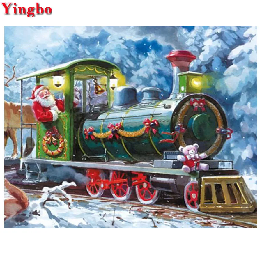 Christmas train Diamond Embroidery Santa Claus full square round resin 5d diy diamond painting diamond mosaic Painting by number
Christmas train Diamond Embroidery Santa Claus full square round resin 5d diy diamond painting diamond mosaic Painting by number